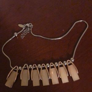 NY and co. Light pink and silver necklace